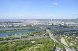 Donauturm - Ausblick nach Westen